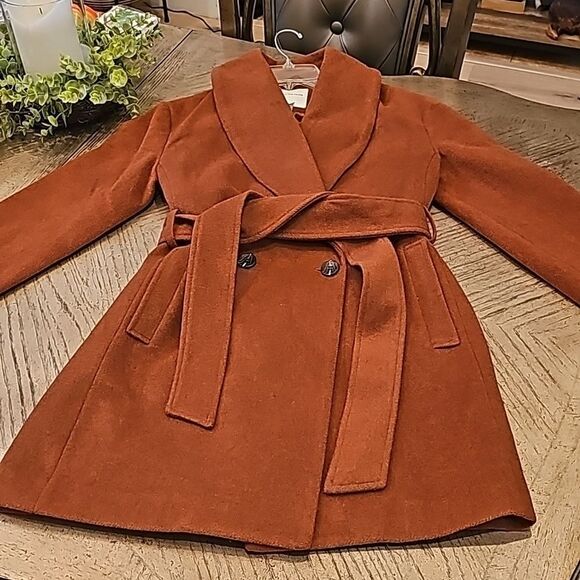 Brick coat size S Avec Les Filles NWOT - Picture 14 of 16